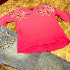 Rock&Roll Cowgirl Shirt with sequins!